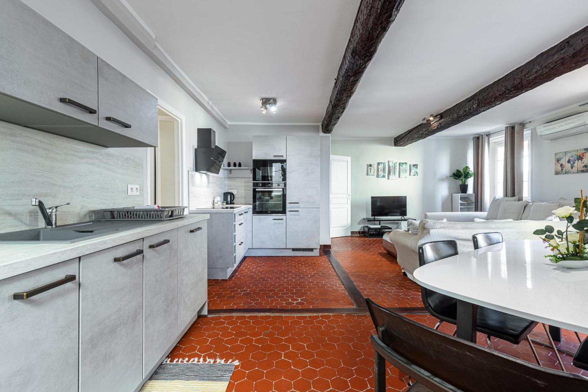 דירות ניס Large 3 Bdr Old Town - Ac מראה חיצוני תמונה