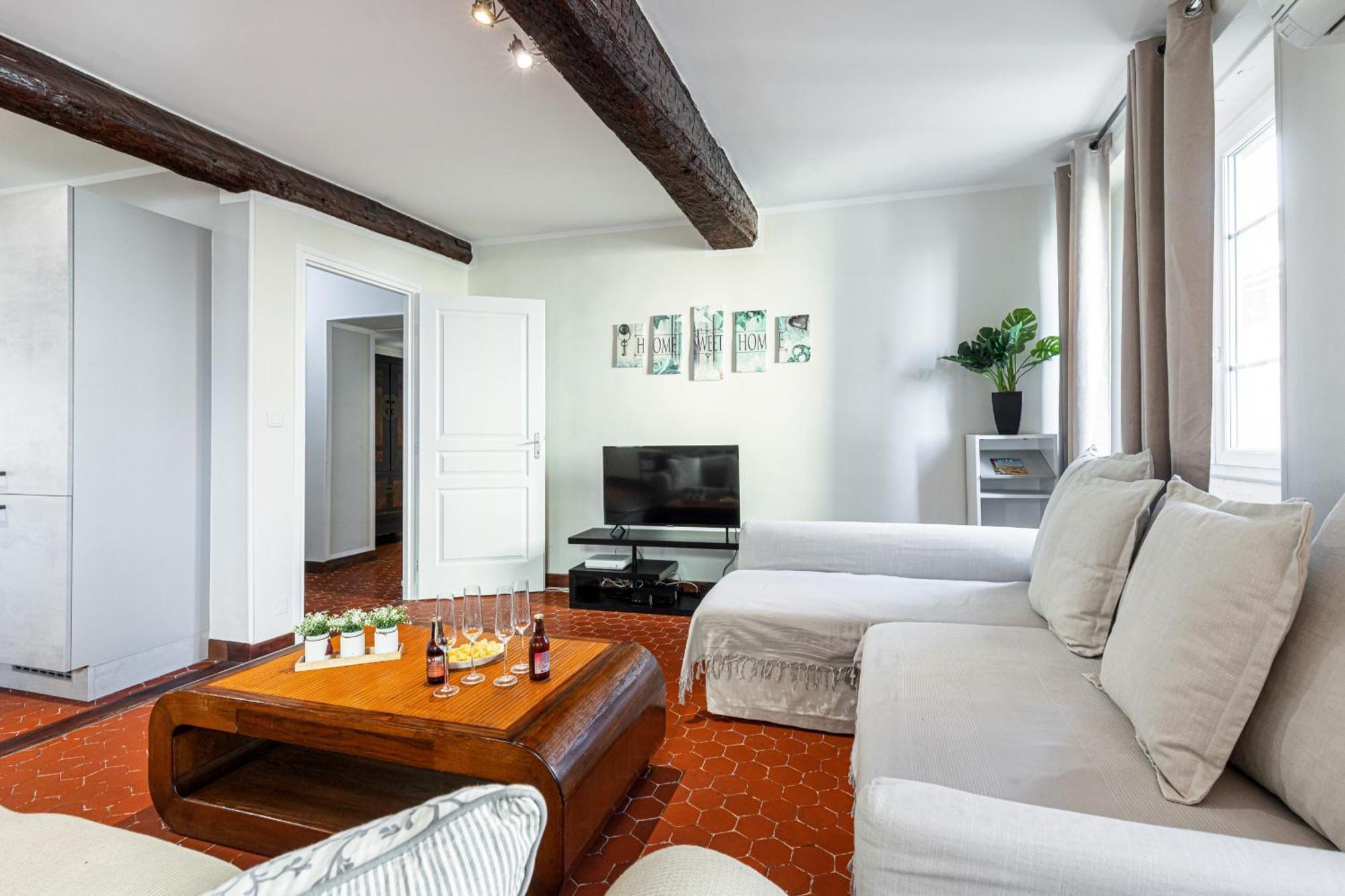 דירות ניס Large 3 Bdr Old Town - Ac מראה חיצוני תמונה