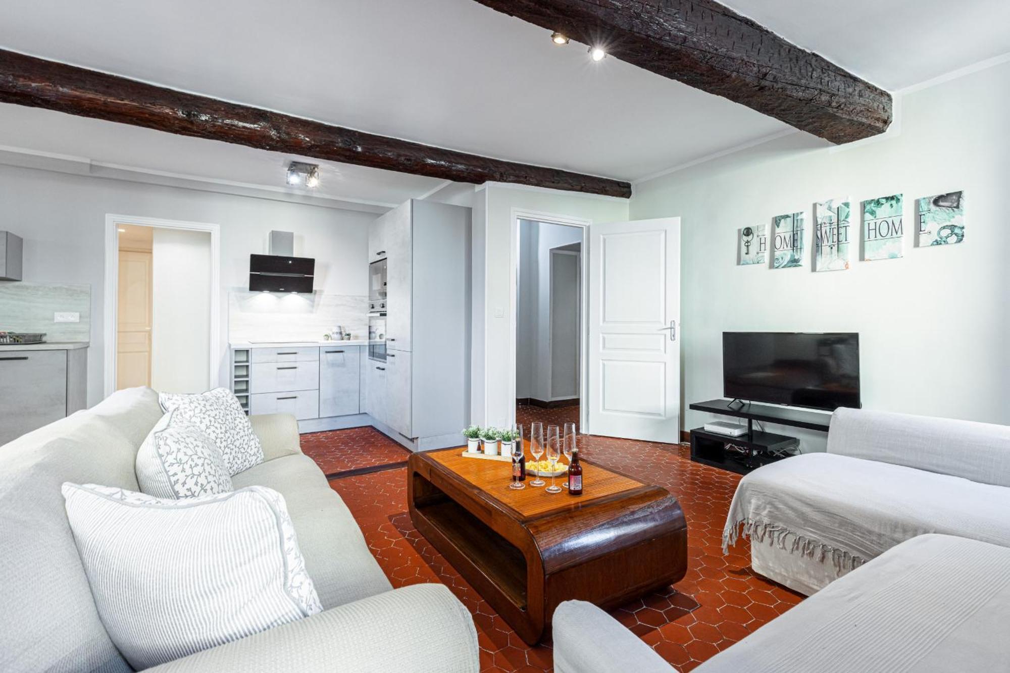 דירות ניס Large 3 Bdr Old Town - Ac מראה חיצוני תמונה
